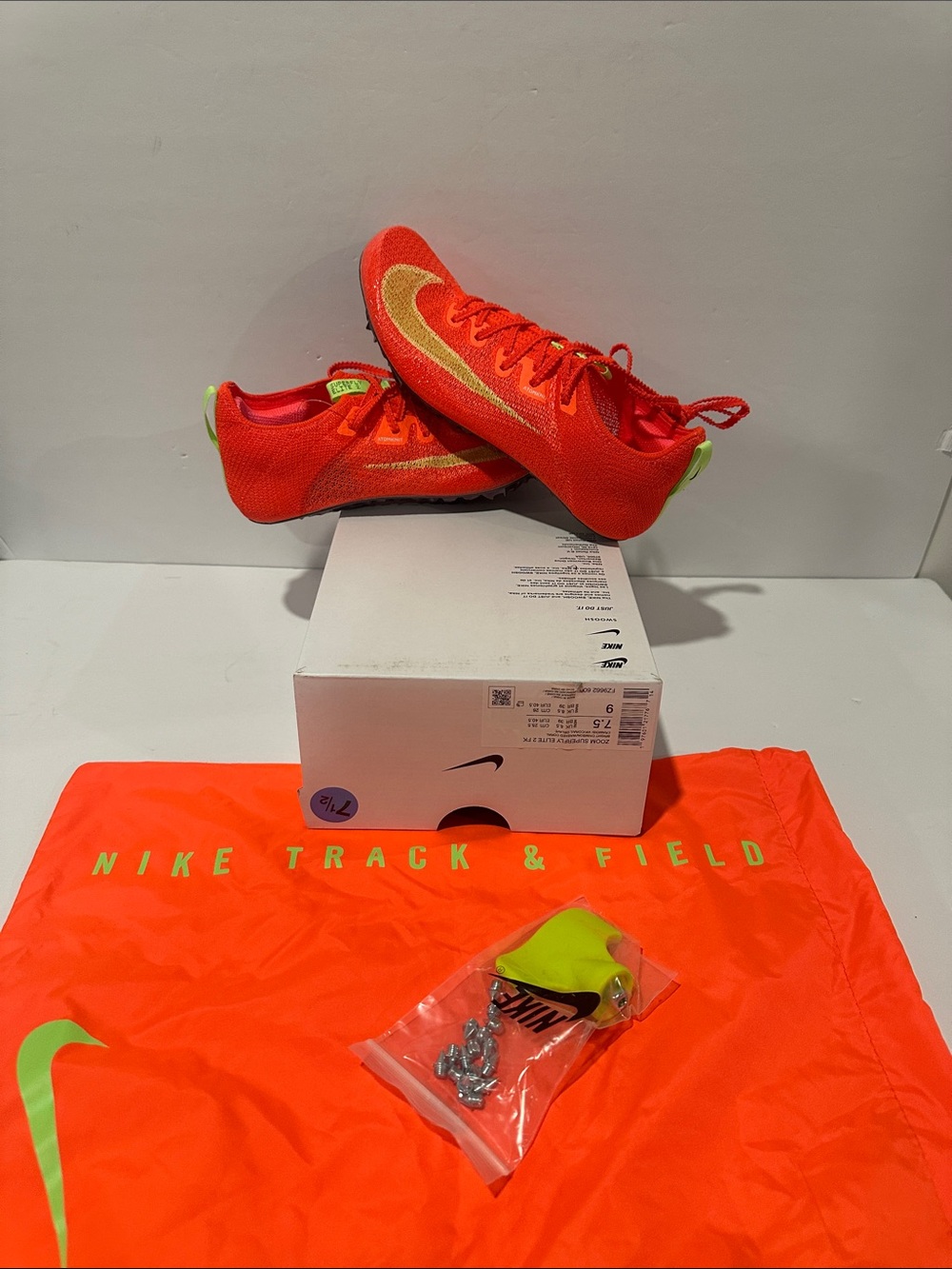 Nike Superfly Elite 2 ‘BrightCrimson LimeBlast WashedCoral’ (FZ9662-600) Sz: 7.5